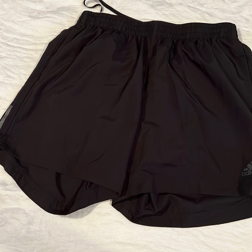 Black Adidas 5” Running shorts
